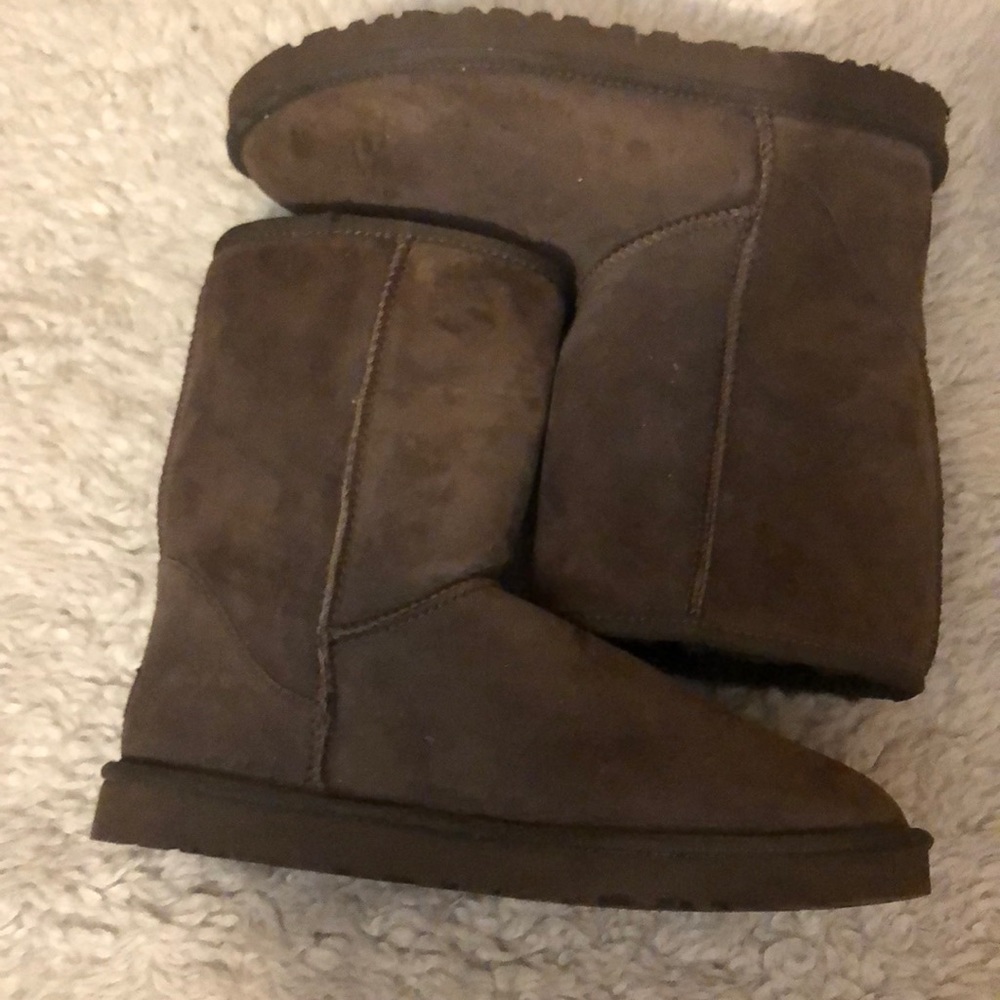 Chocolate Ugg’s never worn without box